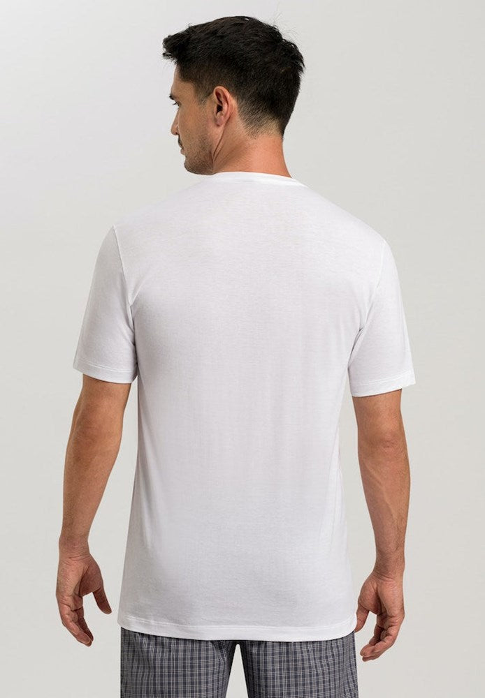 The Night & Day-Short Sleeve Shirt By Hanro in White