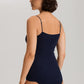 The Belina-Spaghetti Top By Hanro In Deep Navy