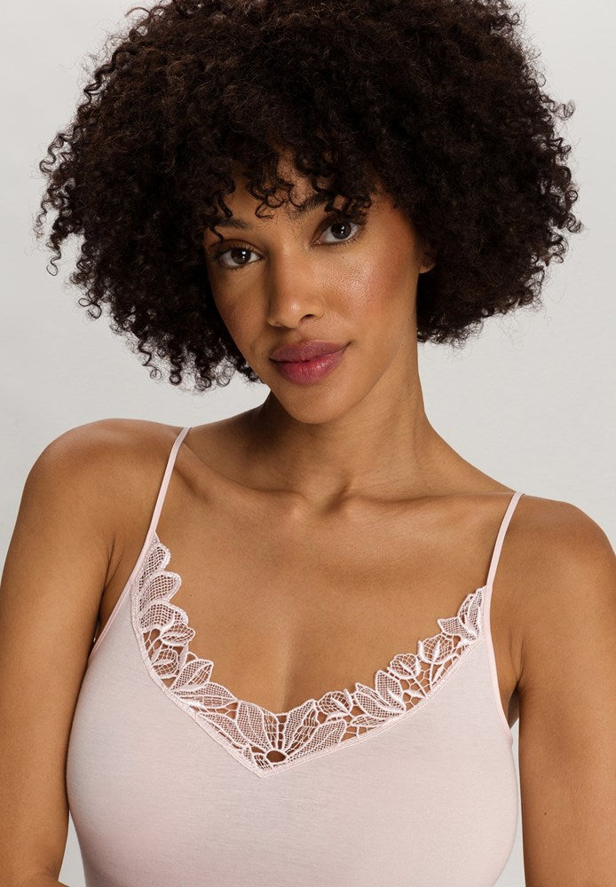The Belina-Spaghetti Top By Hanro In Rosewater