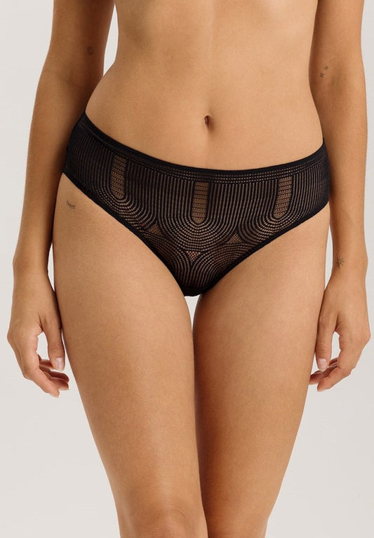 The Martha-Midi Briefs By Hanro In Black