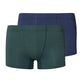The Cotton Essentials-Pants 2Pack By Hanro In Herbal Tea/Vintage Indigo
