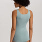 The Cotton Seamless-Tank Top By Hanro In Tourmaline Blue