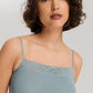 The Moments-Spaghetti Top By Hanro In Tourmaline Blue