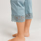 The Moments Nw-3/4 Slv Pajama By Hanro in Tourmaline Blue