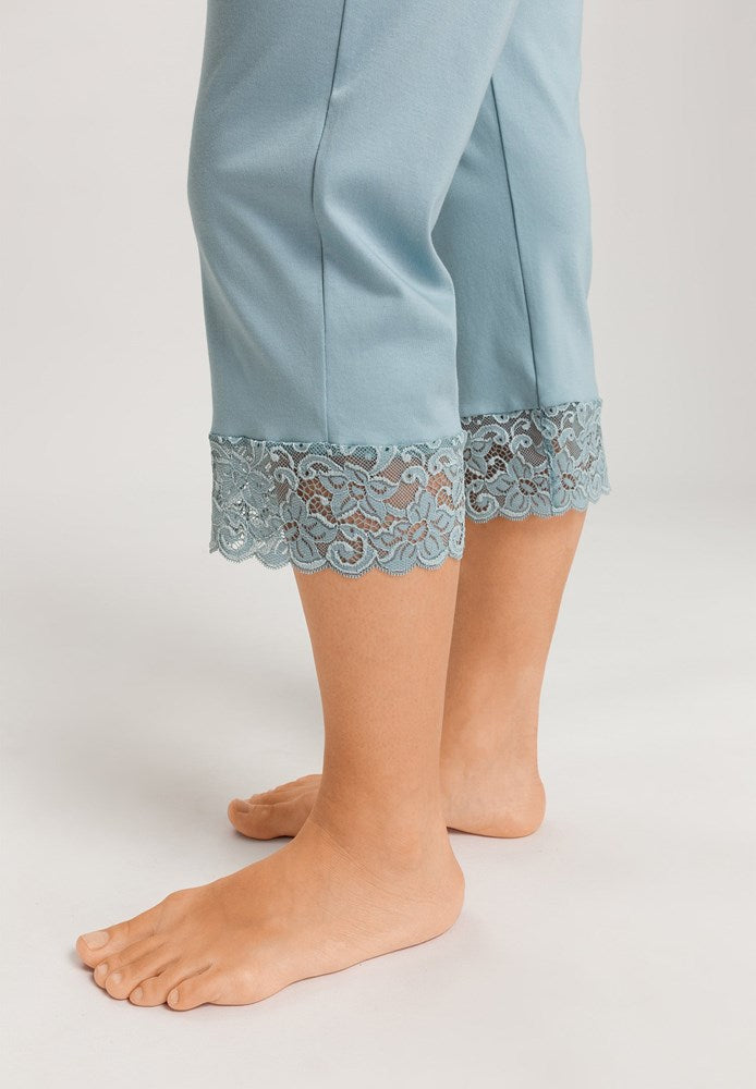 The Moments Nw-3/4 Slv Pajama By Hanro in Tourmaline Blue