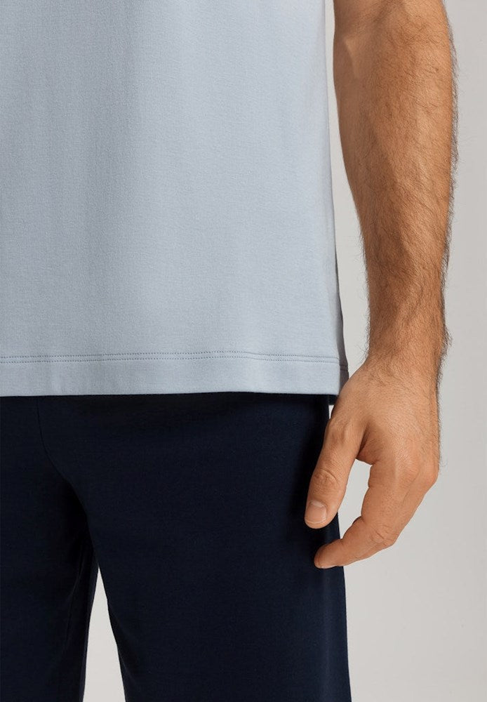 The Night & Day-S/Slv Pajama By Hanro In Sea Breeze