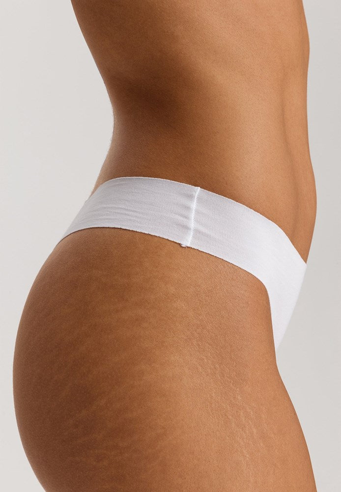 The Invisible Cotton-Thong By Hanro in White