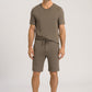 The Casual Short Pants By HANRO In Dark Elmwood Melange