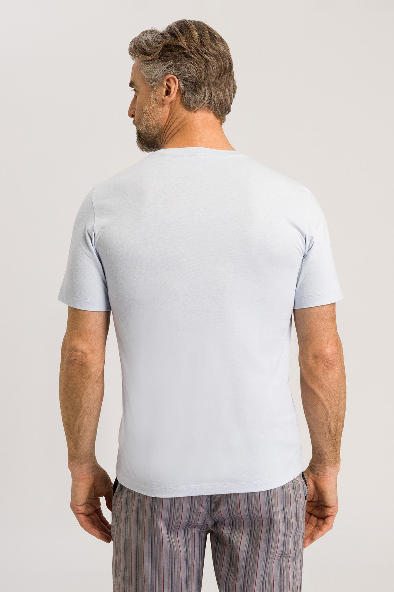 The Short Sleeve Living Shirt By HANRO In Mist