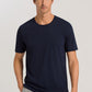 100% Cotton Short Sleeve Shirt in Deep Navy - Living Shirts | HANRO