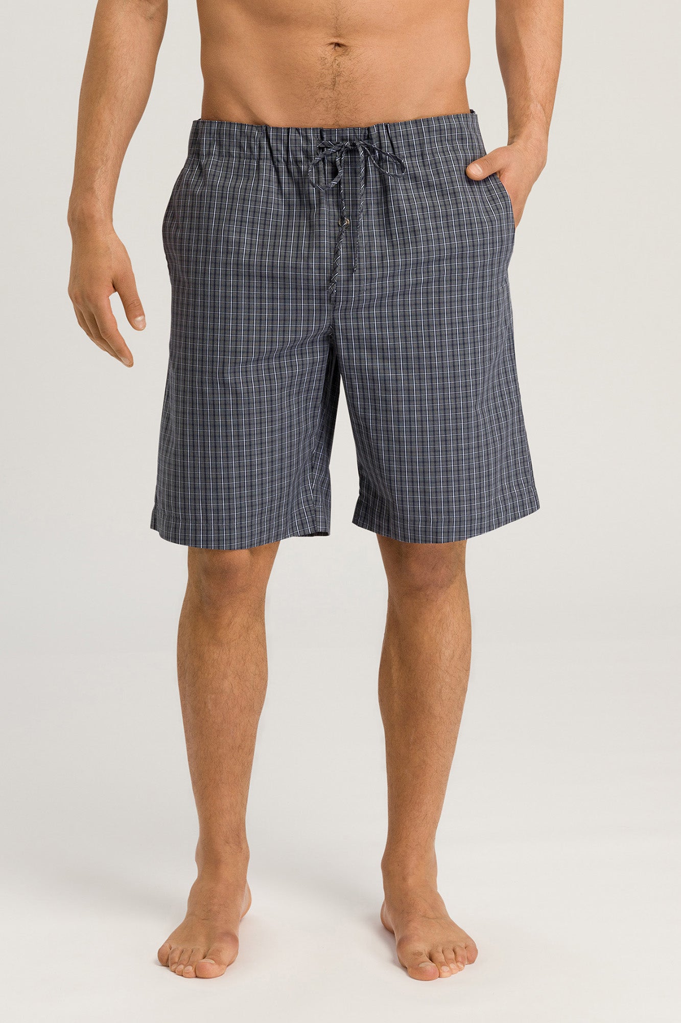 The Night & Day Short Pants By HANRO In Casual Check