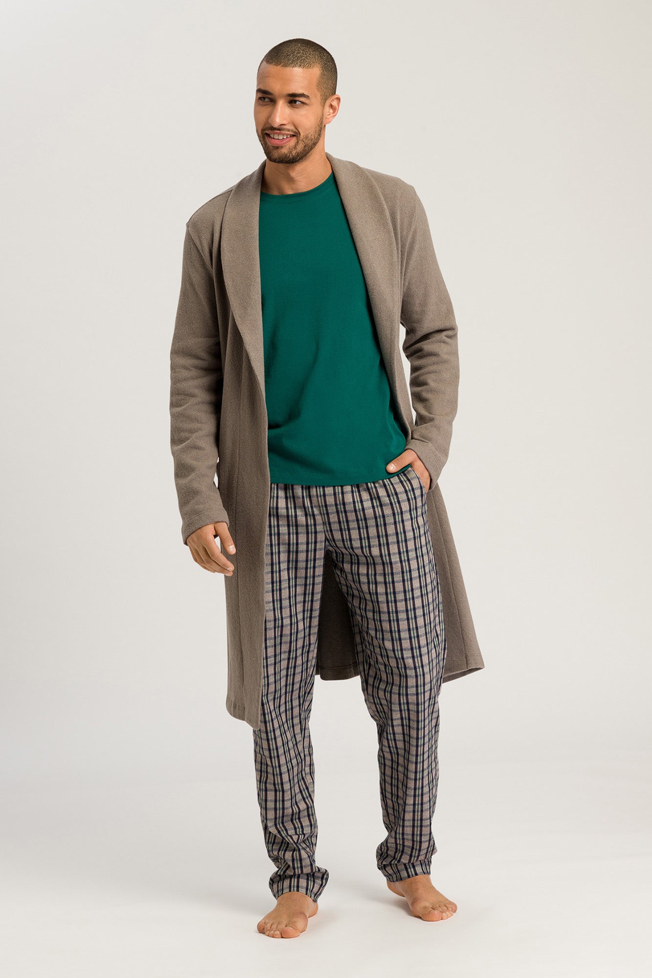 The Cozy Comfort Long Pants By HANRO In Essential Stripe