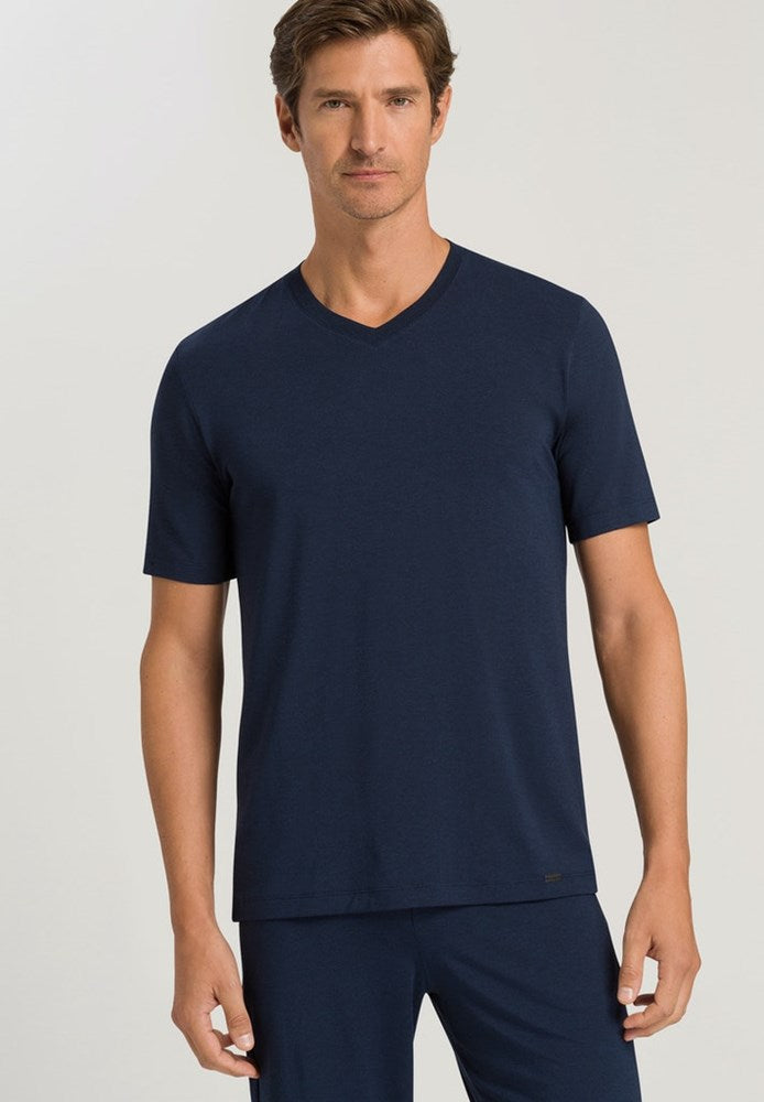 Casuals-Short Sleeve Shirt V-Neck