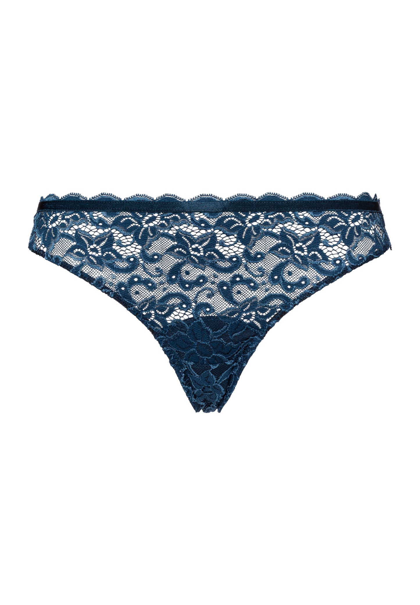 The Marlene-Brazilian Panty By HANRO In Mystic Blue