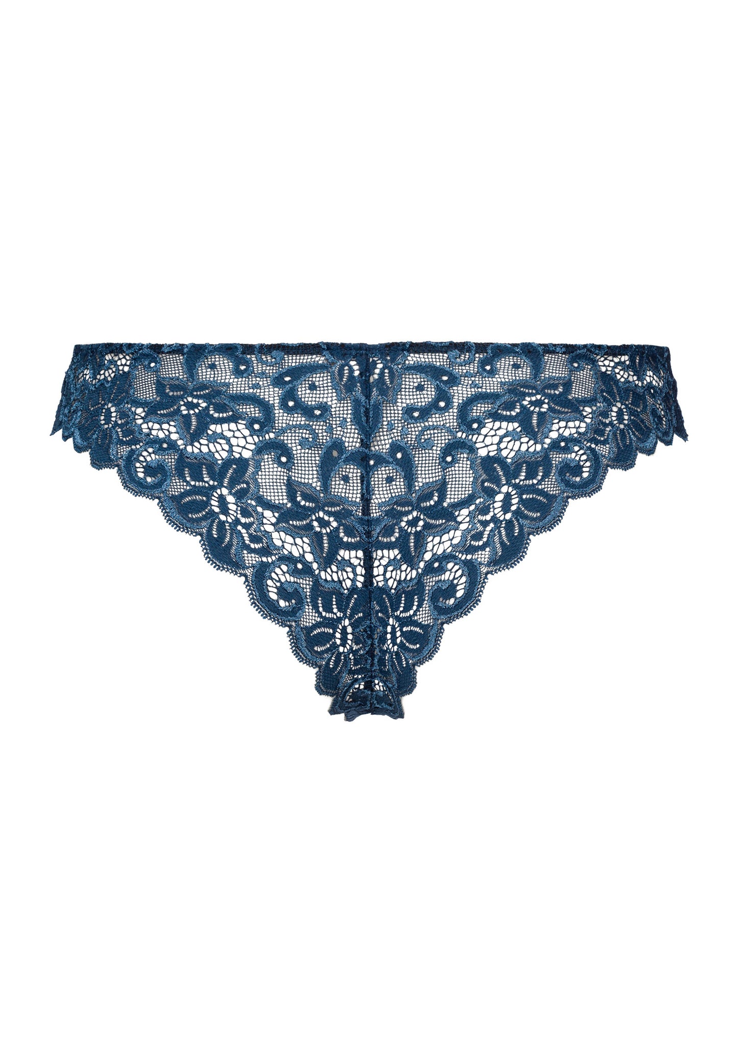 The Marlene-Brazilian Panty By HANRO In Mystic Blue