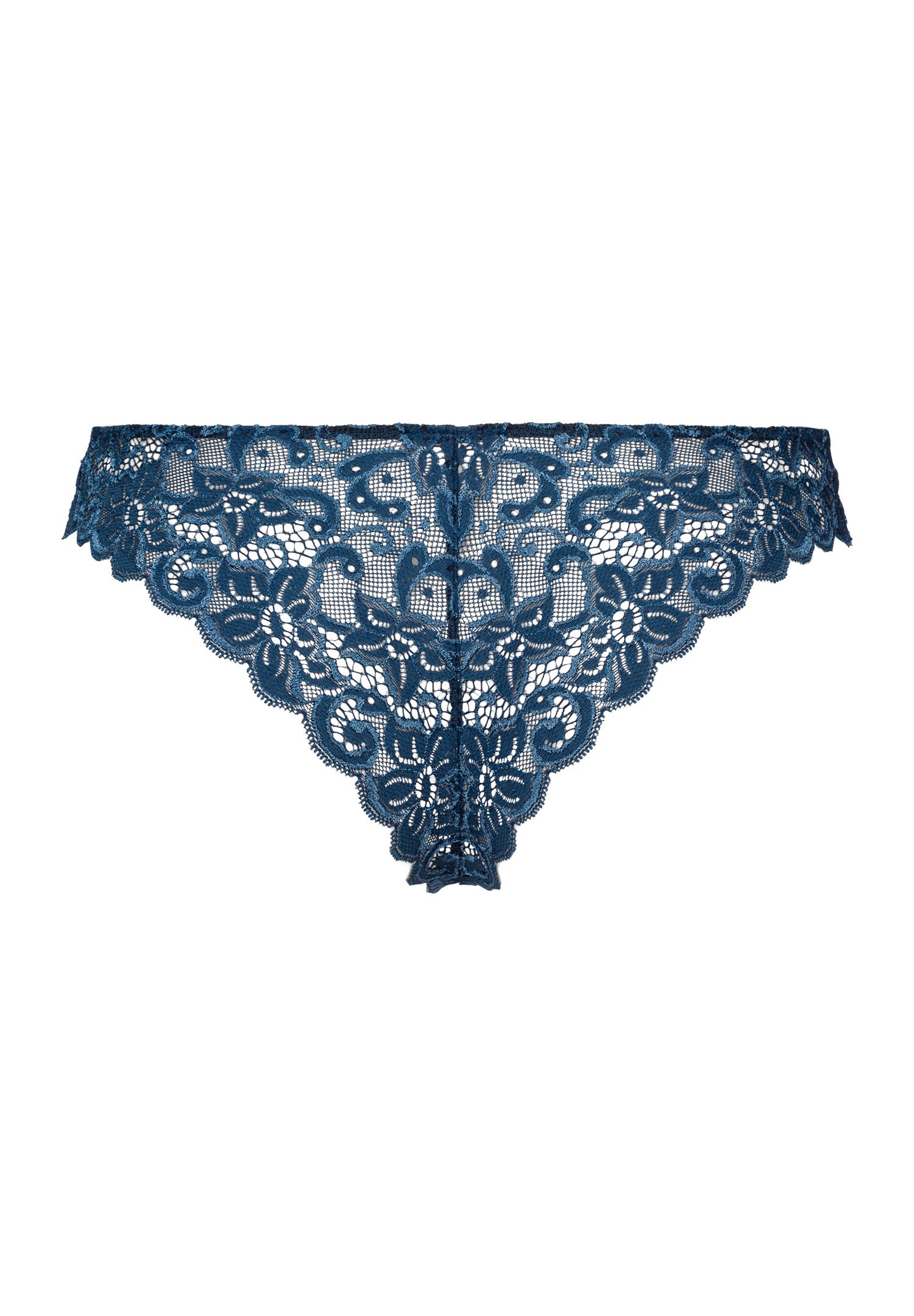 The Marlene-Brazilian Panty By HANRO In Mystic Blue