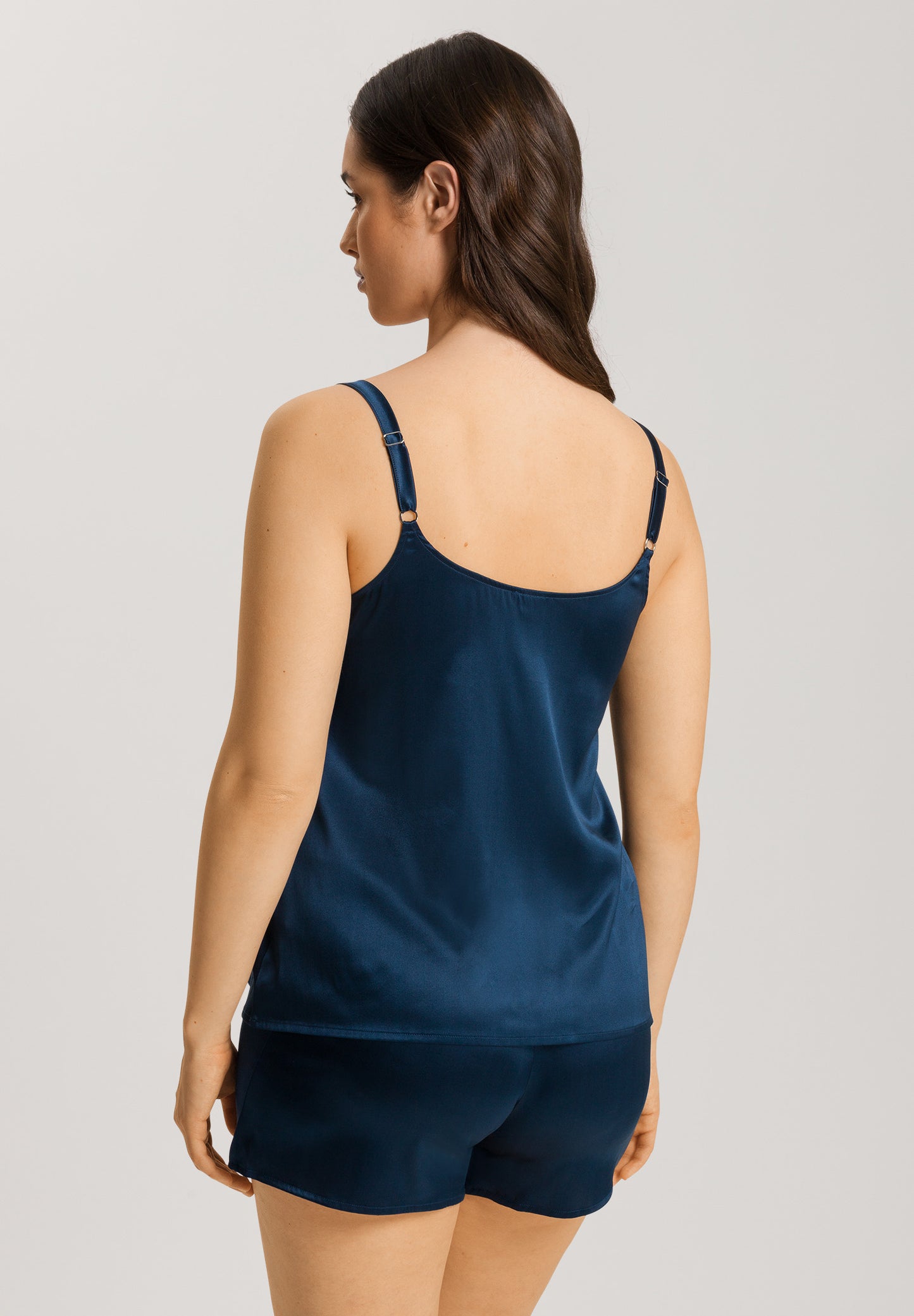 The Grand Central Spaghetti Top By HANRO In Mystic Blue