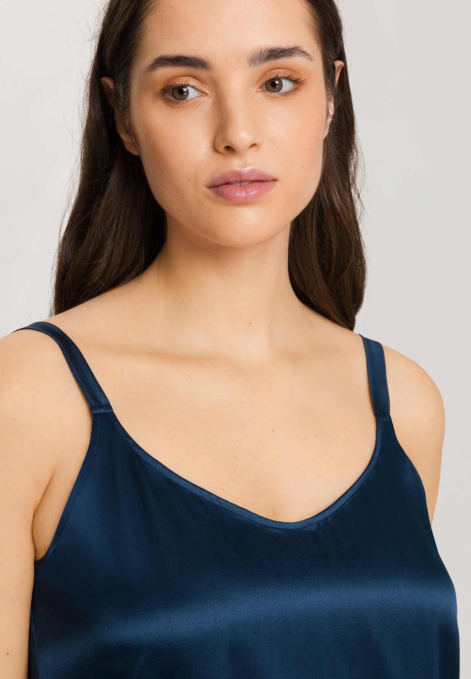 The Grand Central Spaghetti Top By HANRO In Mystic Blue