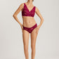 The Anais Mini Brief By HANRO In Deep Poppy