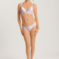 The Eva Mini Briefs By HANRO In Lilac Fog