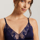 The Eva Soft Cup Bra By HANRO In Evening Blue 