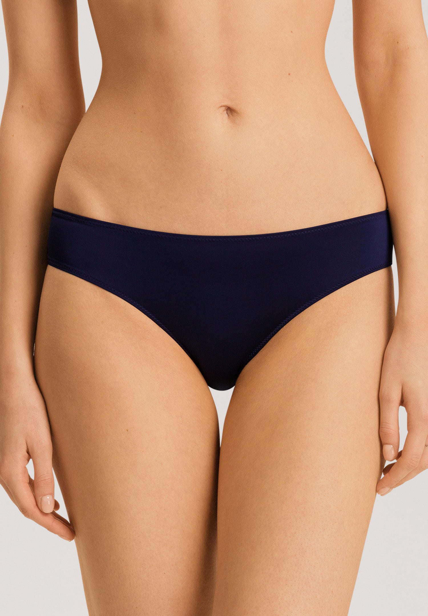 The Eva Mini Briefs By HANRO In Evening Blue