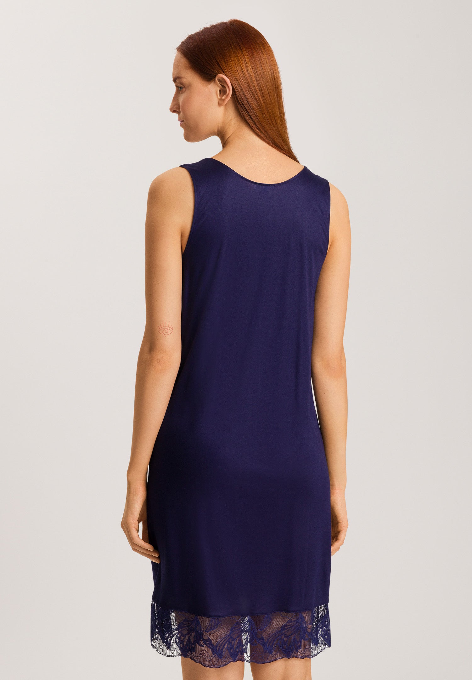 The Eva Sleeveless Nightdress By HANRO In Evening Blue