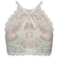 The Anais Crop Top In White Sage