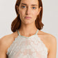The Anais Crop Top In White Sage