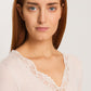 The Woolen Lace Shirt Sleeve Shirt In Pumice