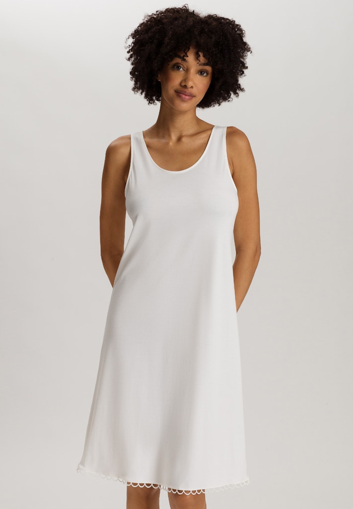 The Anouk-Sleeveless Nightdress By HANRO In Off White