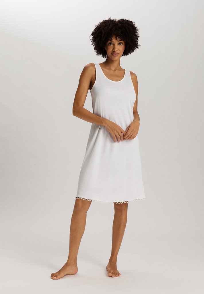 The Anouk-Sleeveless Nightdress By HANRO In Off White