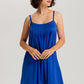 The Juliet-Spaghetti Dress 90Cm By Hanro in Dazzling Blue