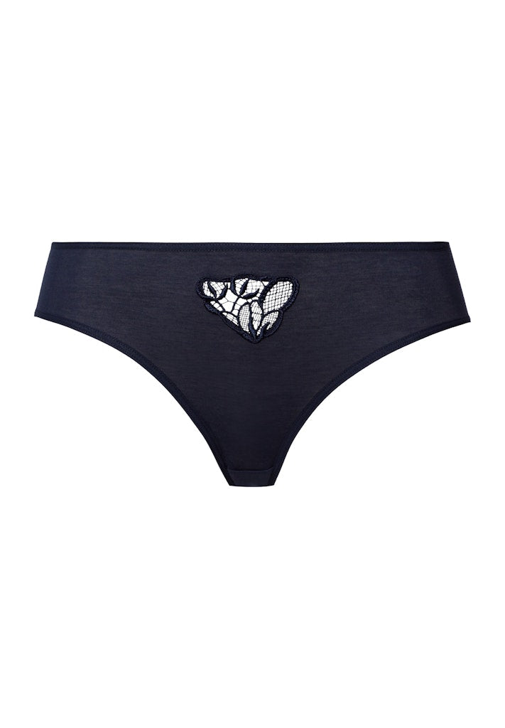 The Belina Midi Brief By HANRO In Deep Navy