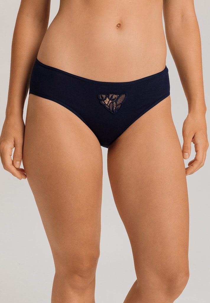 The Belina Midi Brief By HANRO In Deep Navy