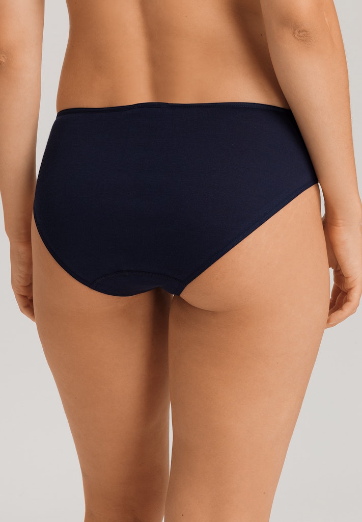 The Belina Midi Brief By HANRO In Deep Navy