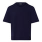 The Micro Touch-Short Sleeve Sweatshirt By Hanro In Deep Navy