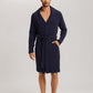 The Night & Day-Robe By Hanro In Deep Navy