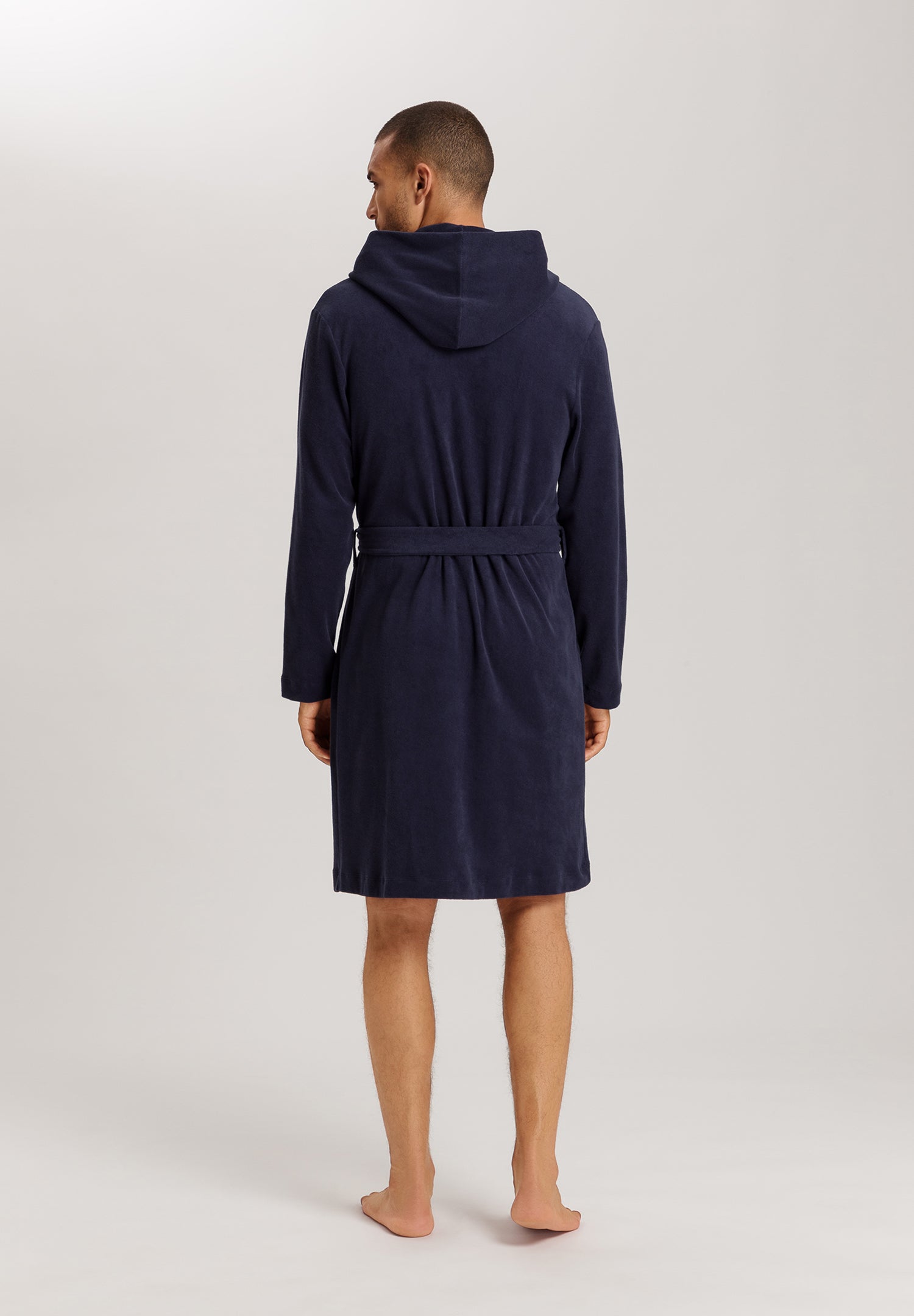 The Night & Day-Robe By Hanro In Deep Navy