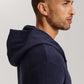 The Night & Day-Robe By Hanro In Deep Navy
