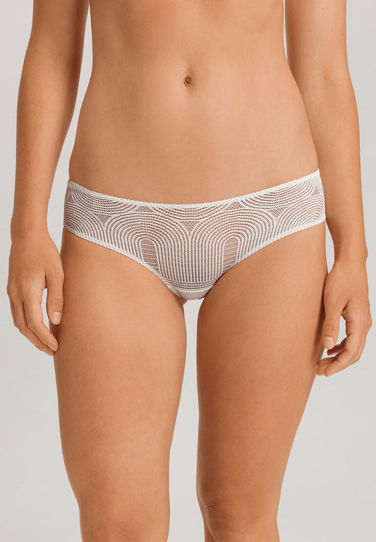 The Martha Mini Briefs By HANRO In Sunny Cream