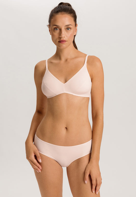 The Alicia-soft cup bra By Hanro In Melon Soda