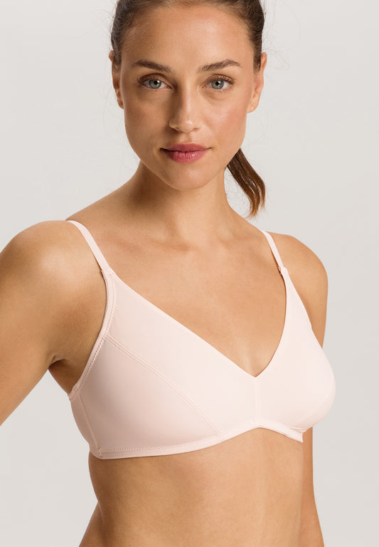 The Alicia-soft cup bra By Hanro In Melon Soda
