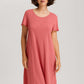 The Serena-S/Slv Nightdress 100 Cm By Hanro in Lantana