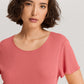The Serena-S/Slv Nightdress 100 Cm By Hanro in Lantana