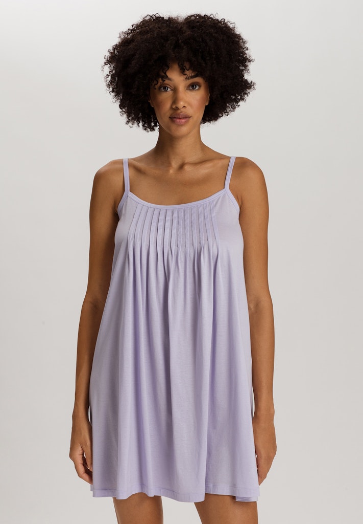 The Juliet Spaghetti Dress By HANRO In Purple Heather