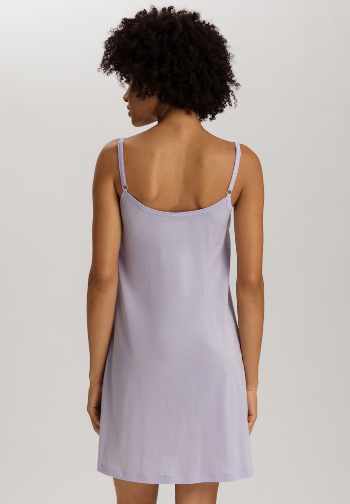 The Juliet Spaghetti Dress By HANRO In Purple Heather