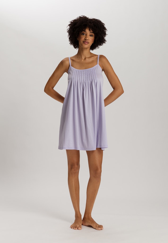 The Juliet Spaghetti Dress By HANRO In Purple Heather