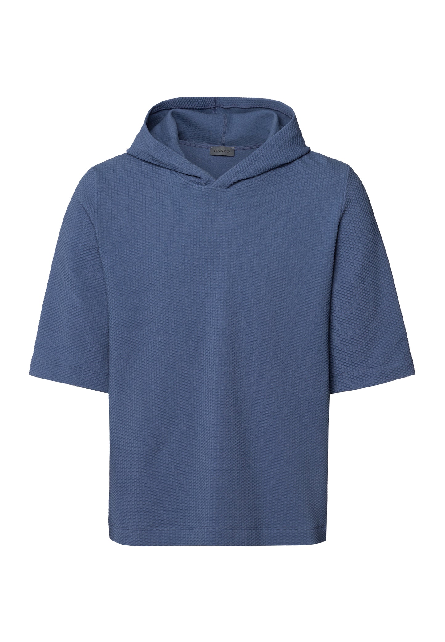 The Smartwear-Hoddy 1/2 Sleeve By Hanro In Vintage Indigo