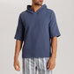 The Smartwear-Hoddy 1/2 Sleeve By Hanro In Vintage Indigo
